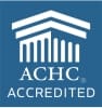 An image that says ACHC ACCREDITED with the ACHC logo above it.
